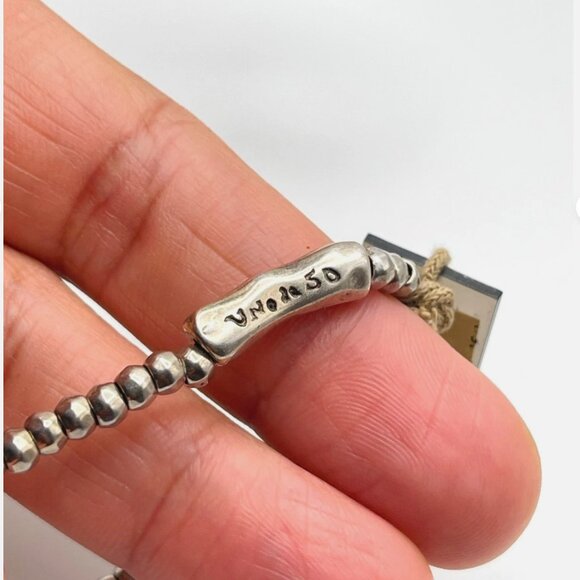 NWT UNO de 50 Bracelet Silver plated Suerte Beaded dangle elastic BOHO Charm S - Picture 11 of 14